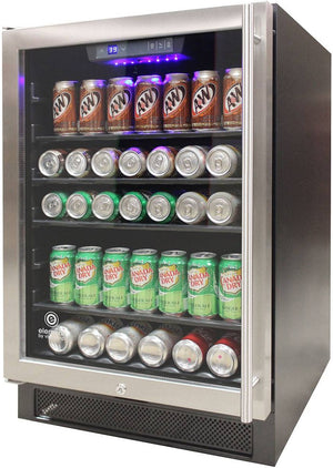 Vinotemp - 161 Can Single-Zone Beverage Cooler Left Hinge - EL‐46WCBC‐L