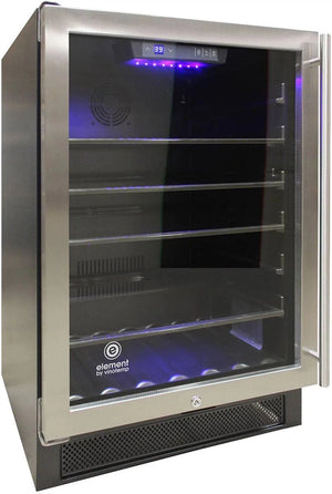 Vinotemp - 161 Can Single-Zone Beverage Cooler Left Hinge - EL‐46WCBC‐L