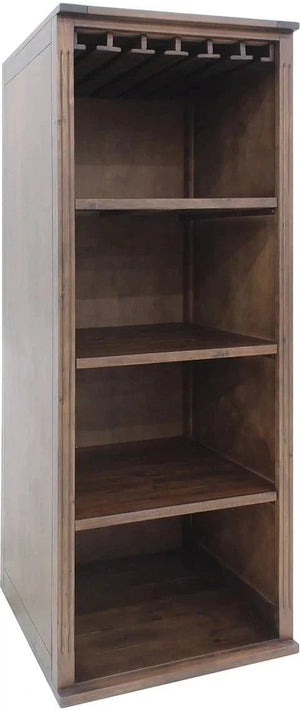 Vinotemp - 162 Bottle Dark Walnut Tall Wood Wrap Cabinet - VT‐WRAPCAB24