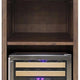 Vinotemp - 162 Bottle Dark Walnut Tall Wood Wrap Cabinet - VT‐WRAPCAB24