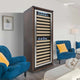 Vinotemp - 162 Bottle Dark Walnut Tall Wood Wrap Cabinet - VT‐WRAPCAB24