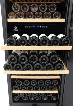 Vinotemp - 168 Dual-Zone Garage Wine Cooler - EL‐168GFEB