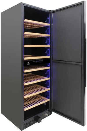 Vinotemp - 168 Dual-Zone Garage Wine Cooler - EL‐168GFEB