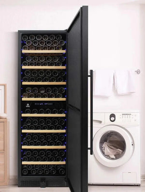 Vinotemp - 168 Dual-Zone Garage Wine Cooler - EL‐168GFEB