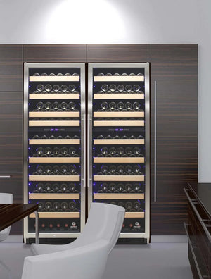 Vinotemp - 168 Dual Zone Wine Cooler - EL‐168WCST