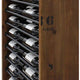 Vinotemp - 17 Horizontal Display Rack With Wood Sides - EP‐HZWALL2D