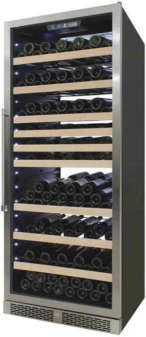 Vinotemp - 173 Bottle White Single-Zone Wine Cooler - EL‐300DSWL