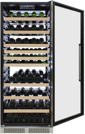 Vinotemp - 173 Bottle White Single-Zone Wine Cooler - EL‐300DSWL