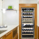 Vinotemp - 173 Bottle White Single-Zone Wine Cooler - EL‐300DSWL