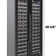 Vinotemp - 180 Bottle 36" Double Door Wine Cooler - EL‐36TD180