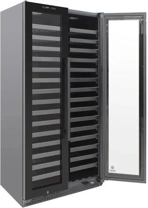 Vinotemp - 180 Bottle 36" Double Door Wine Cooler - EL‐36TD180