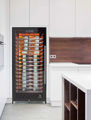 Vinotemp - 188 Bottle Commercial Wine Cooler Left Hinge - EL‐300COMM‐L