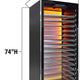 Vinotemp - 188 Bottle Commercial Wine Cooler Left Hinge - EL‐300COMM‐L