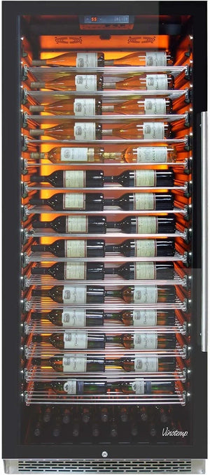 Vinotemp - 188 Bottle Commercial Wine Cooler Left Hinge - EL‐300COMM‐L