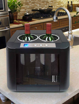 Vinotemp - 2 Bottle Thermoelectric Open Wine Cooler - IL‐OW002