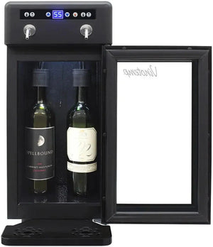 Vinotemp - 2 Bottle Wine Dispenser Black - VT‐WD002‐BLK