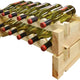 Vinotemp - 2 x 6 Bottle Modular Wine Rack Natural - EP‐4472‐12‐C