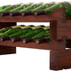 Vinotemp - 2 x 6 Bottle Modular Wine Rack Stained - EP‐4472‐12S‐C