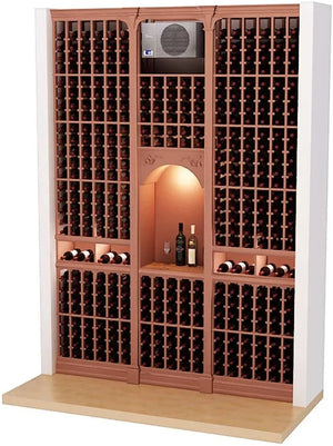 Vinotemp - 200 Cu. Ft. Top Exhaust Self-Contained Humidity & Temperature Wine Cooling System - WM‐2500‐HTD‐TE