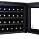 Vinotemp - 24 Bottle Black Wall-Mounted Single-Zone Wine Cooler - EL‐24WCUB