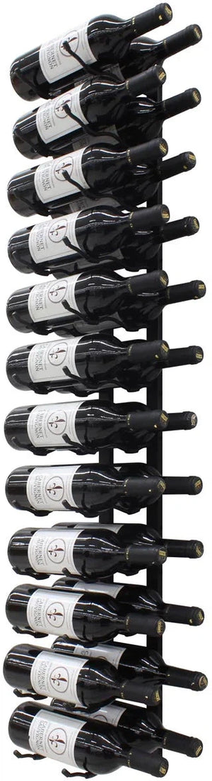 Vinotemp - 24 Bottle Epic Metal Wine Rack Black - EP‐WIRE24B