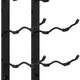 Vinotemp - 24 Bottle Epic Metal Wine Rack Black - EP‐WIRE24B