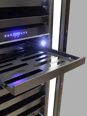 Vinotemp - 24" Panel-Ready Dual Zone Wine Cooler - VT‐24PR125