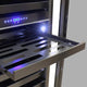 Vinotemp - 24" Panel-Ready Dual Zone Wine Cooler - VT‐24PR125