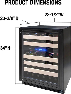 Vinotemp - 24" Panel-Ready Wine Cooler - VT‐24PR46