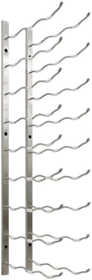 Vinotemp - 27 Bottle Epic Metal Wine Rack Stainless - EP‐WIRE3S