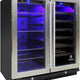 Vinotemp - 30" Wine & Beverage Cooler - EL‐30SWCB2D