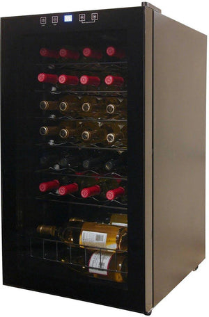 Vinotemp - 34 Bottle Touch Screen Wine Cooler - VT‐34TS