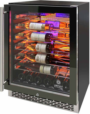 Vinotemp - 41 Bottle Single-Zone Wine Cooler - EL‐54COMM