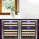 Vinotemp - 46 Bottle Dual Zone Wine Cooler - EL‐46WCST