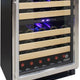 Vinotemp - 46 Bottle Dual Zone Wine Cooler - EL‐46WCST