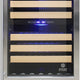 Vinotemp - 46 Bottle Dual Zone Wine Cooler - EL‐46WCST