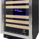 Vinotemp - 46 Bottle Dual Zone Wine Cooler - EL‐46WCST