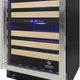 Vinotemp - 46 Bottle Dual Zone Wine Cooler - EL‐46WCST