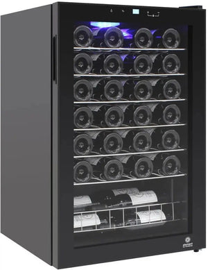 Vinotemp - 48 Bottle Single-Zone Wine Cooler - EL‐48TS