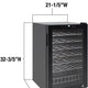 Vinotemp - 48 Bottle Single-Zone Wine Cooler - EL‐48TS