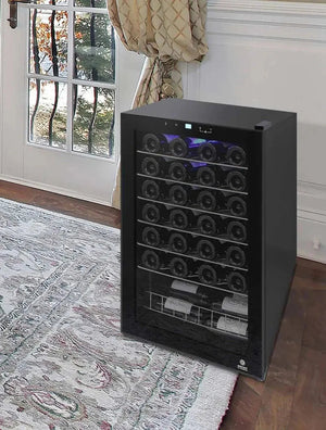 Vinotemp - 48 Bottle Single-Zone Wine Cooler - EL‐48TS