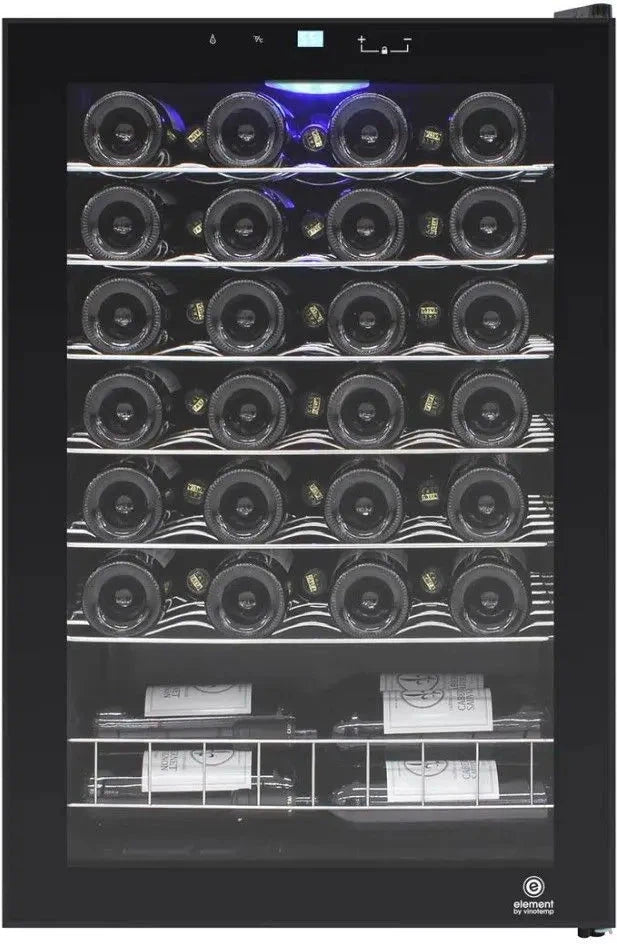 Vinotemp - 48 Bottle Single-Zone Wine Cooler - EL‐48TS