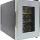 Vinotemp - 6 Bottle Touch Screen Single-Zone Thermoelectric Wine Cooler - EL‐6SILST