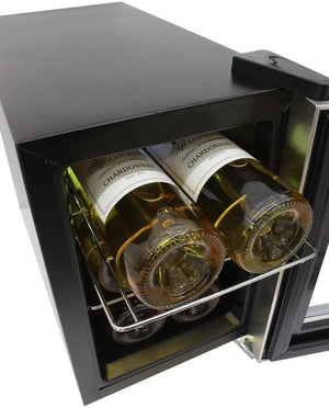 Vinotemp - 6 Bottle Touch Screen Single-Zone Thermoelectric Wine Cooler - EL‐6SILST