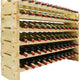 Vinotemp - 6 x 12 Bottle Modular Wine Rack Natural - EP‐4472‐72‐C