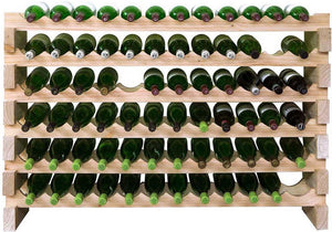 Vinotemp - 6 x 12 Bottle Modular Wine Rack Natural - EP‐4472‐72‐C