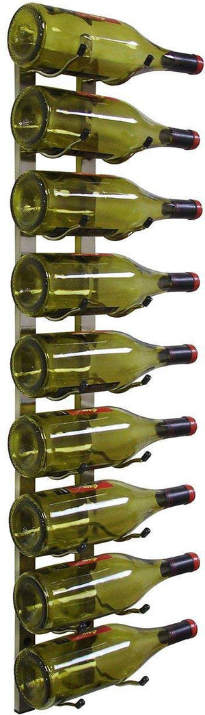 Vinotemp - 9 Bottle Epic Metal Wine Rack Black - EP‐WIRE1B