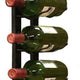 Vinotemp - 9 Bottle Epic Metal Wine Rack Black - EP‐WIRE1B