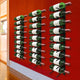 Vinotemp - 9 Bottle Modern Peg Wine Rack Black - EP‐PEGWALL9B