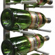 Vinotemp - 9 Bottle Modern Peg Wine Rack Stainless - EP‐PEGWALL9S